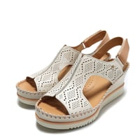 PIKOLINOS W3Z-1775C1 AGUADULCE Ivory カップインソール 厚底ウェッジソール バックストラップ スペインブランド レディースサンダル【25ss】【正規品】