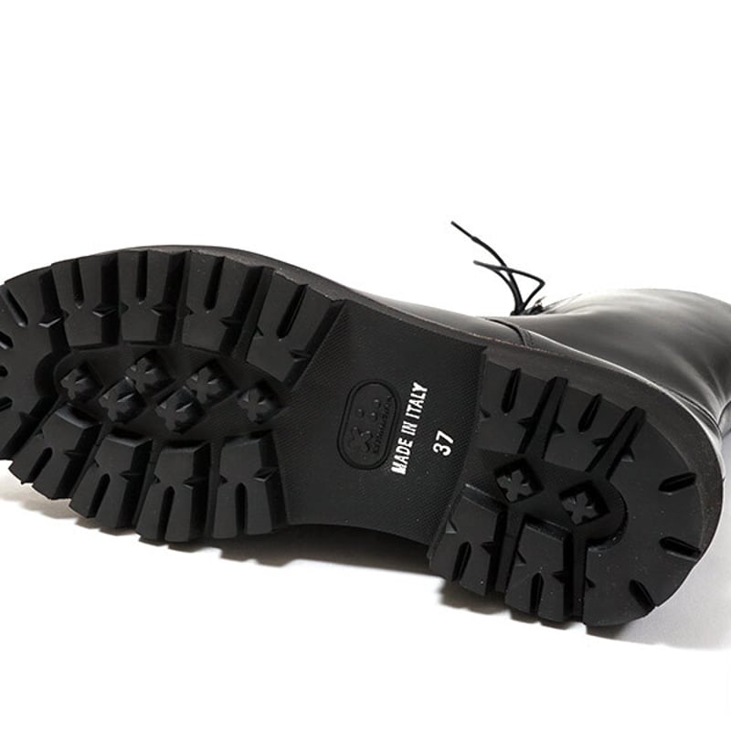 PASCUCCI パスクッチ 9441 Black レザー ミドル丈ブーツ Uチップ PASCUCCI パスクッチ 9441 Black レザー ミドル丈ブーツ Uチップ