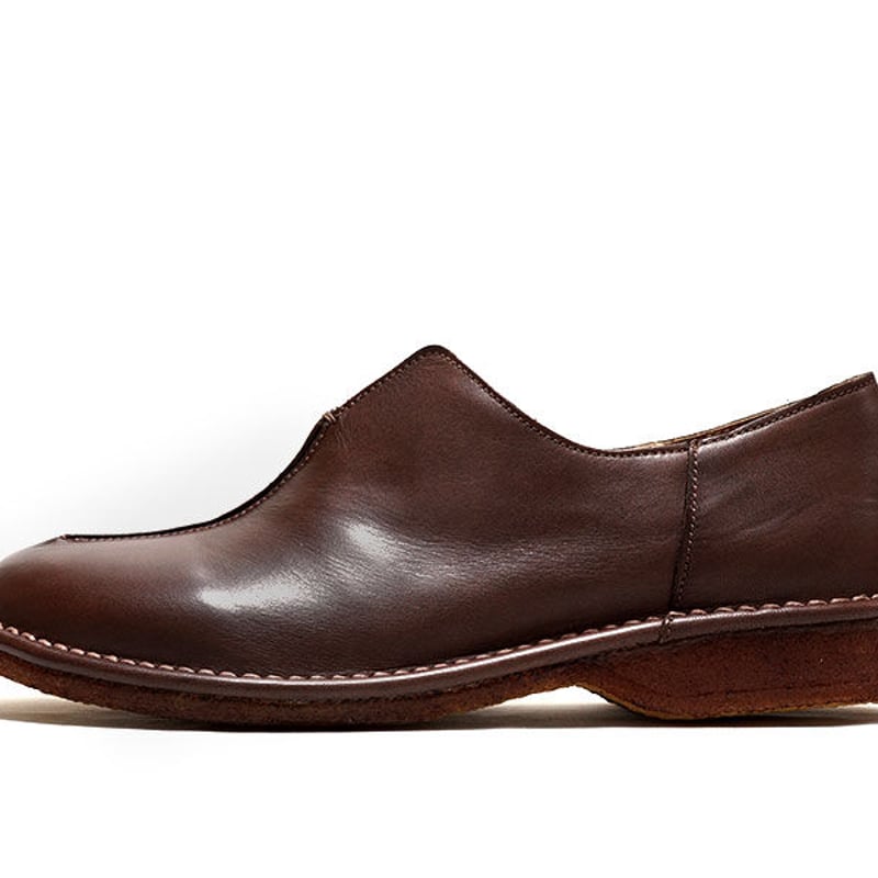 SAYA サヤ 51164 ダークブラウン センターシーム ステッチ デザイン