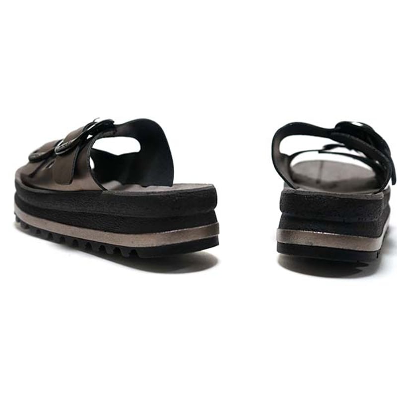 【未使用】パトリツィア ボンファンティの厚底サンダル　黒　23cm イタリア製 SOREL ソレル サンダル 厚底サンダル 厚底 黒 ブラック