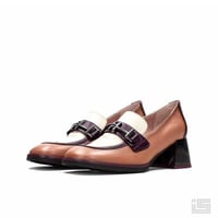 HISPANITAS ヒスパニタス CHI243550 Camel/C キャメルコンビ  ローファー パンプス スペインブランド インポート 【正規取扱品】 【24aw】