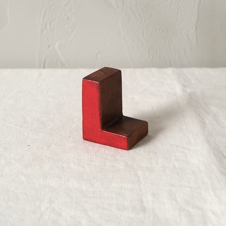 ウッドアルファベットブロック（カラー）