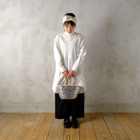 暗き光 Bosom shirt dress