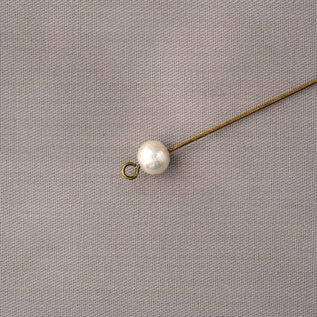 両穴コットンパール　＜6mm＞