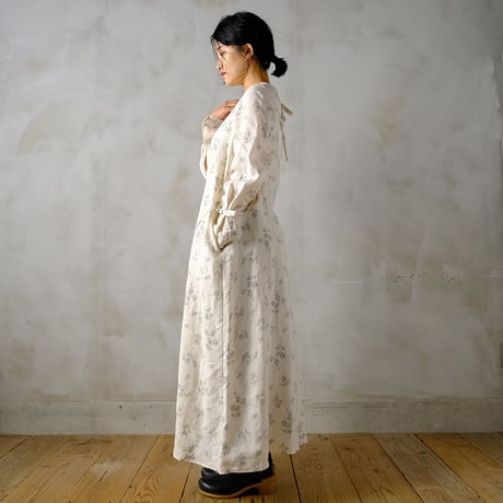 路傍の花　flare dress