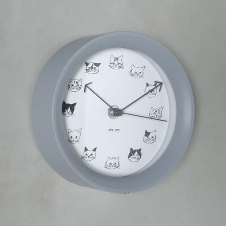 松尾ミユキ　2way clock　猫