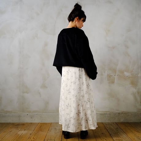 冬夜の思ひ no collar wide jacket