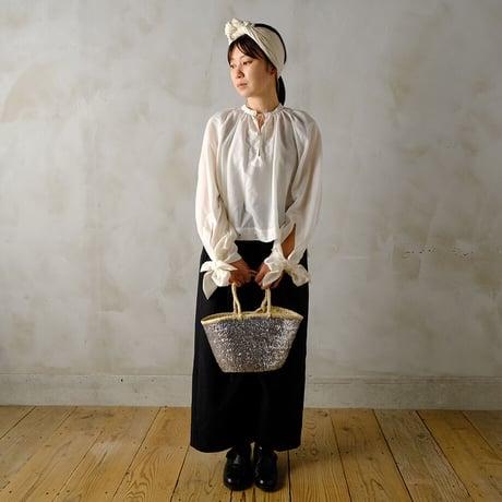 光の陰 smock blouse