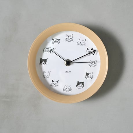 松尾ミユキ　2way clock　猫