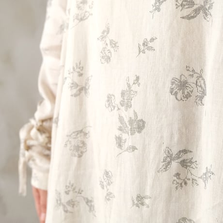路傍の花　flare dress