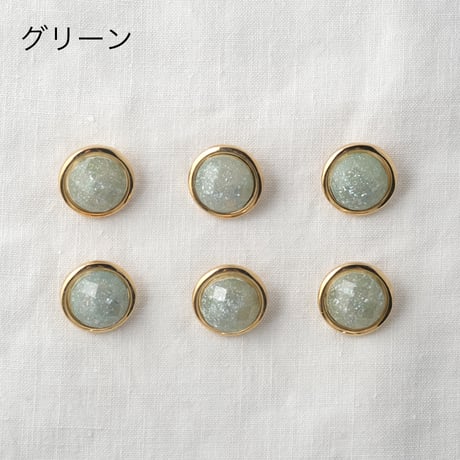 シンプルフレーム　箔入りキラキラボタン