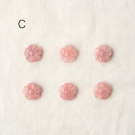 パステルカラーのお花ビーズ