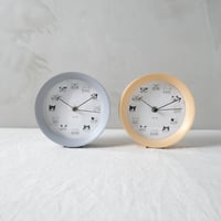 松尾ミユキ　2way clock　猫