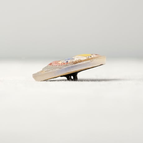 チェコガラスボタン　花束＜丸型26mm＞