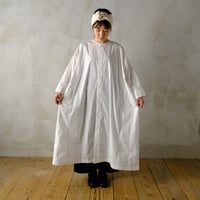 暗き光 front open rectangle dress