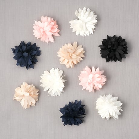 お花の貼り付けパーツ　ダリア　尖り花びら