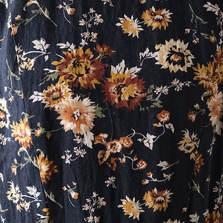 さきだつ秋草 gather one-piece dress