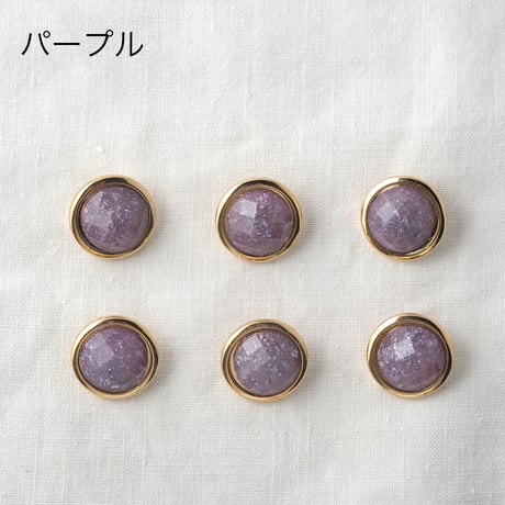 シンプルフレーム　箔入りキラキラボタン