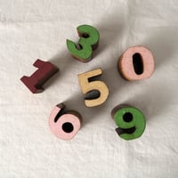 ウッドナンバーブロック
