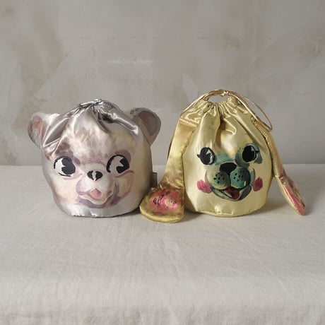 Drawstring bag　Nathalie Lete