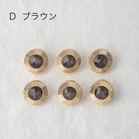 ゴールドラインフレーム　繊維入りキラキラボタン
