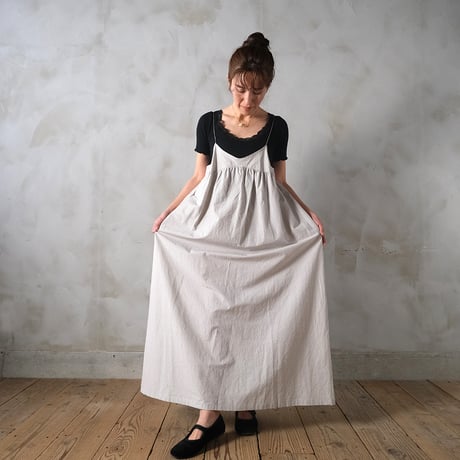 淡き夜の over camisole dress