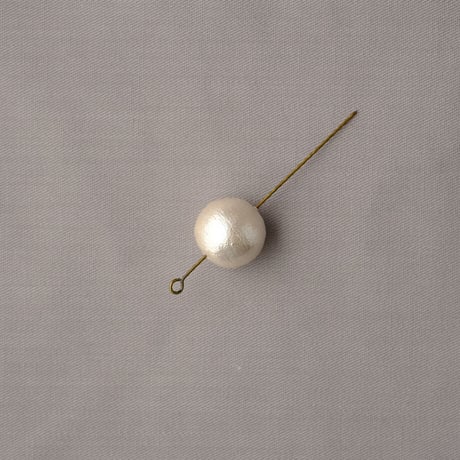 両穴コットンパール　＜14mm＞