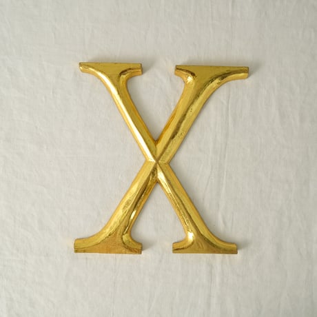 Gold Alphabet L
