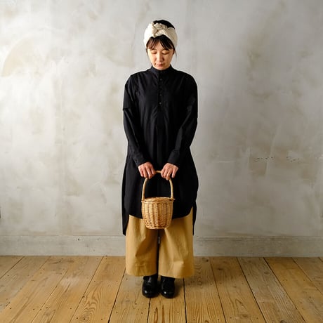暗き光 Bosom shirt dress