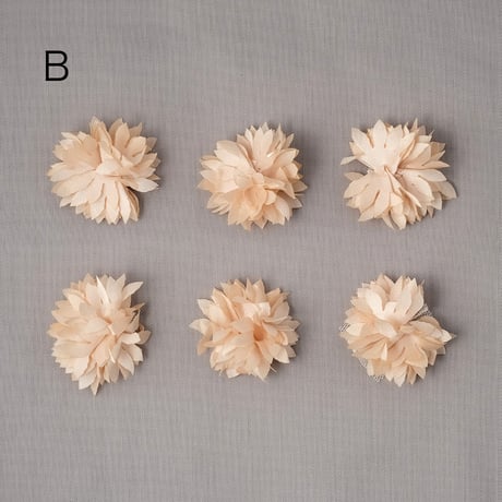 お花の貼り付けパーツ　ダリア　尖り花びら