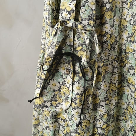 月にぬれた花 drop waist dress