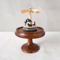 ドイツ工芸品　ネコくるくる S