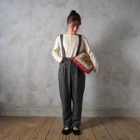 路傍の月 suspender trousers