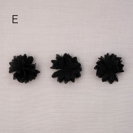 お花の貼り付けパーツ　ダリア　丸み花びら