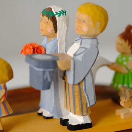 ドイツ工芸品　結婚式 ネコ