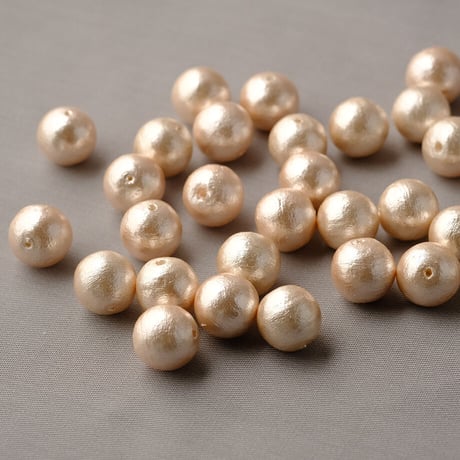 両穴コットンパール　＜12mm＞