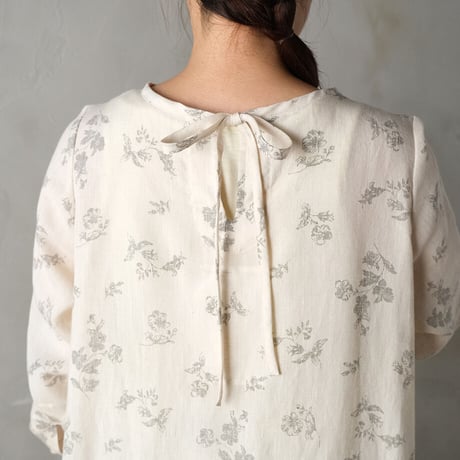 路傍の花　flare dress