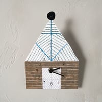 Diecut clock House