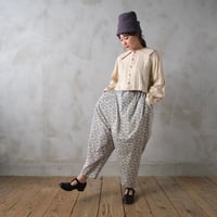 LIBERTY FABRICS ETERNAL COLLECTION　　Elastic waist wrap pants（col.910）