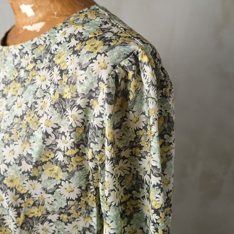 月にぬれた花 drop waist dress