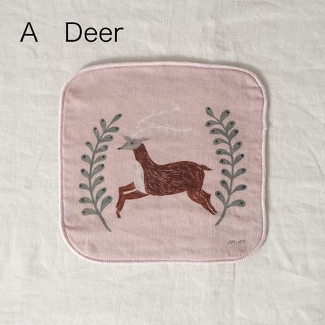 ガーゼハンドタオル　animals