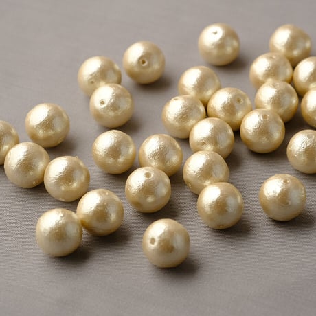 両穴コットンパール　＜12mm＞