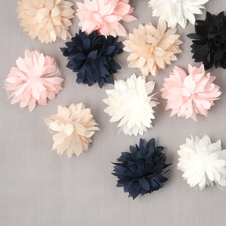お花の貼り付けパーツ　ダリア　尖り花びら