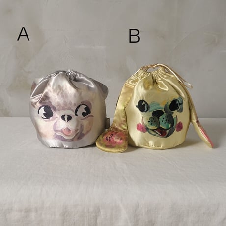Drawstring bag　Nathalie Lete