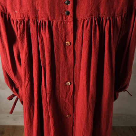 かげとひかりの round yoke dress