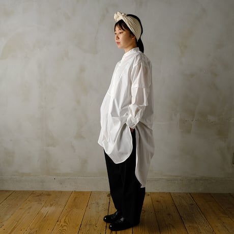 暗き光 Bosom shirt dress