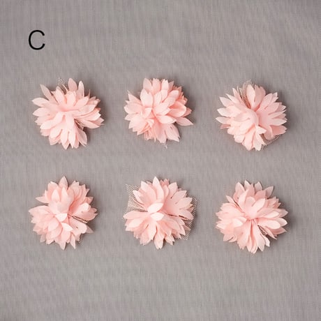 お花の貼り付けパーツ　ダリア　尖り花びら