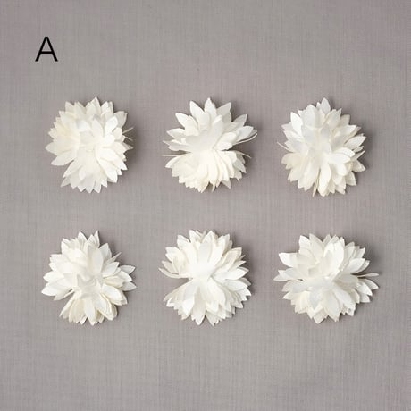 お花の貼り付けパーツ　ダリア　尖り花びら