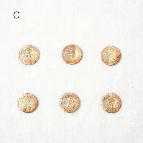 箔入りラウンドカボション