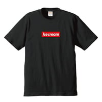 Icecream刺繍Tシャツ　Black